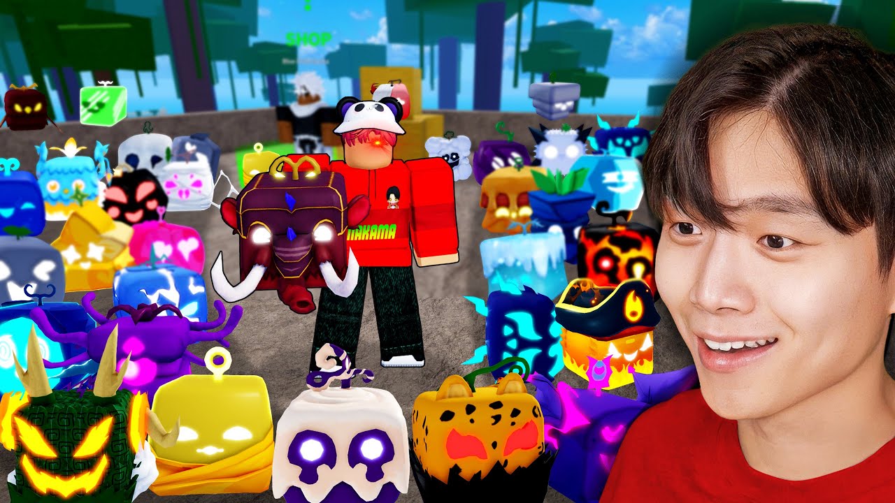 I bought 100 Fruits to get the Mammoth Fruit in Blox Fruits