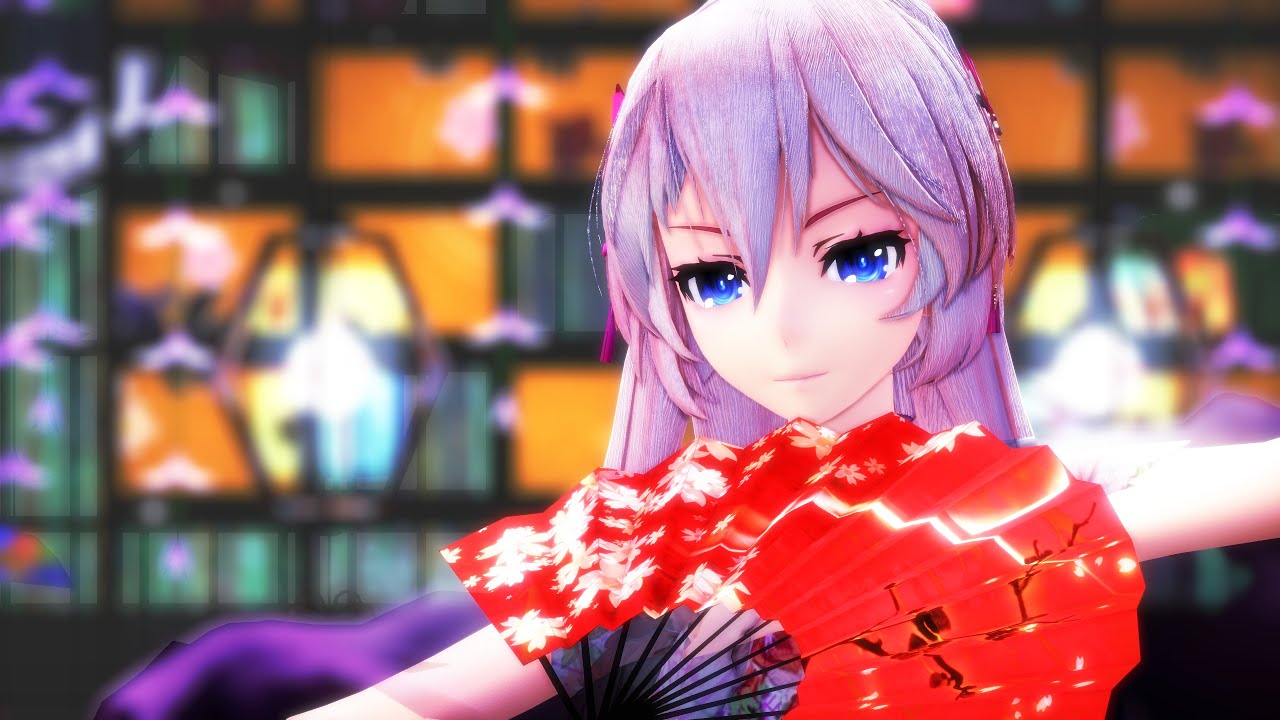 【MMD】響喜乱舞-Kyouki Ranbu- TDA China Dress【Luka】
