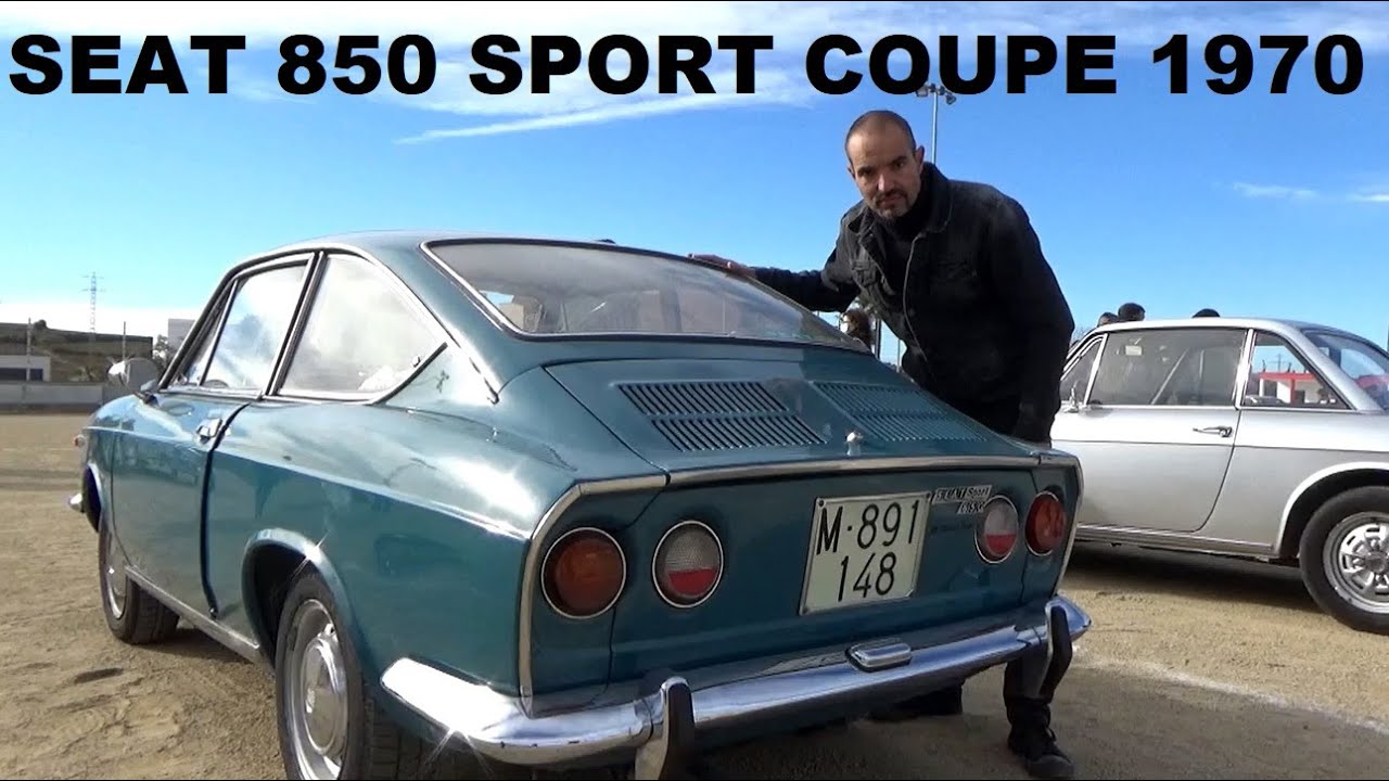 Seat 850 Sport Coupe 1970 que fotografió Steve McCurry para Nivea.
