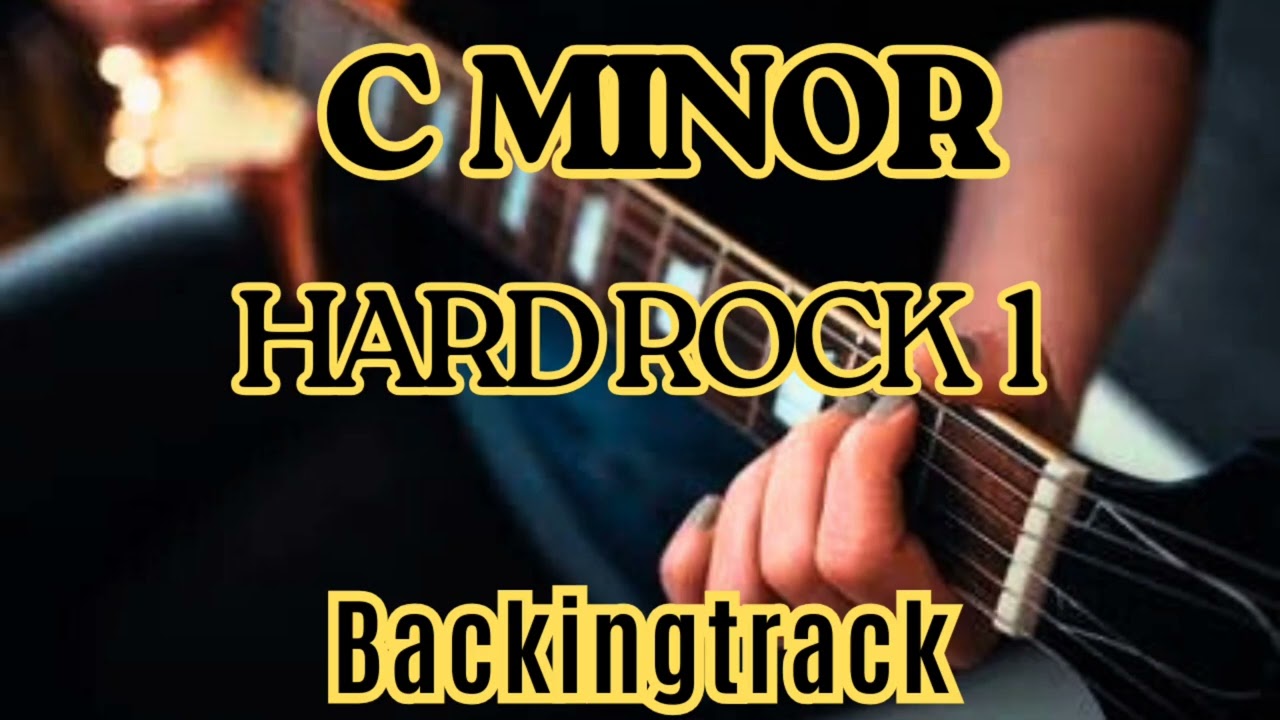 C Minor Hard Rock Backing Track | Heavy Guitar Jam Track for Solos