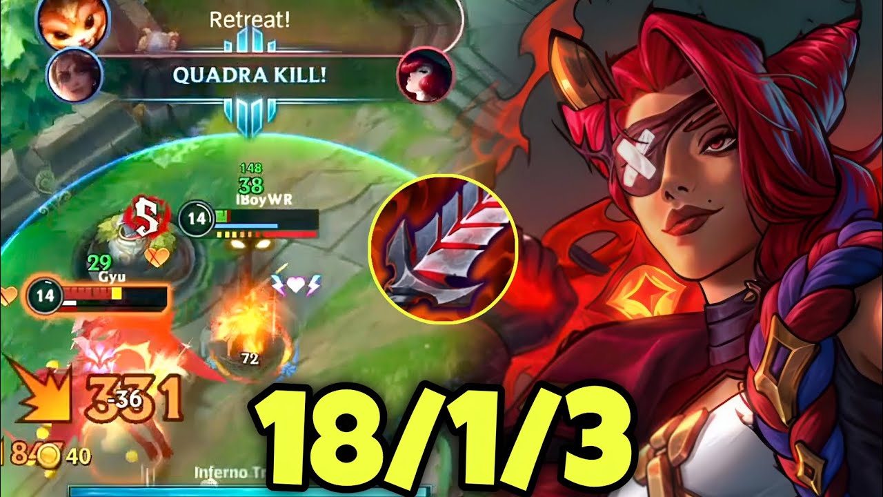 WILD RIFT ADC // THIS SAMIRA IS TOO STORENG WITH THIS OP BUILD AND RUNES IN PATCH 6.1D GAMEPLAY!