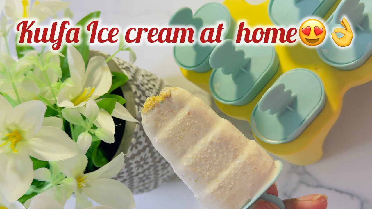 My Husband’s Special Kulfa Ice Cream Recipe | Homemade & Easy