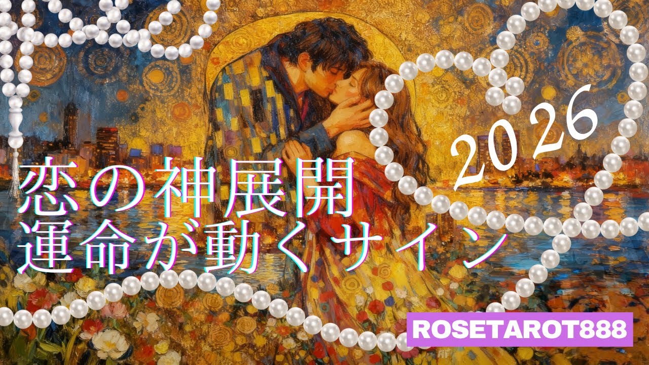 【2026予報】恋の神展開が確定？運命が動くサイン💞 #元ホステス#RoseTarot888 #現実派占い師  #心理学 #2026年運勢 #恋愛タロット #運命の転換点