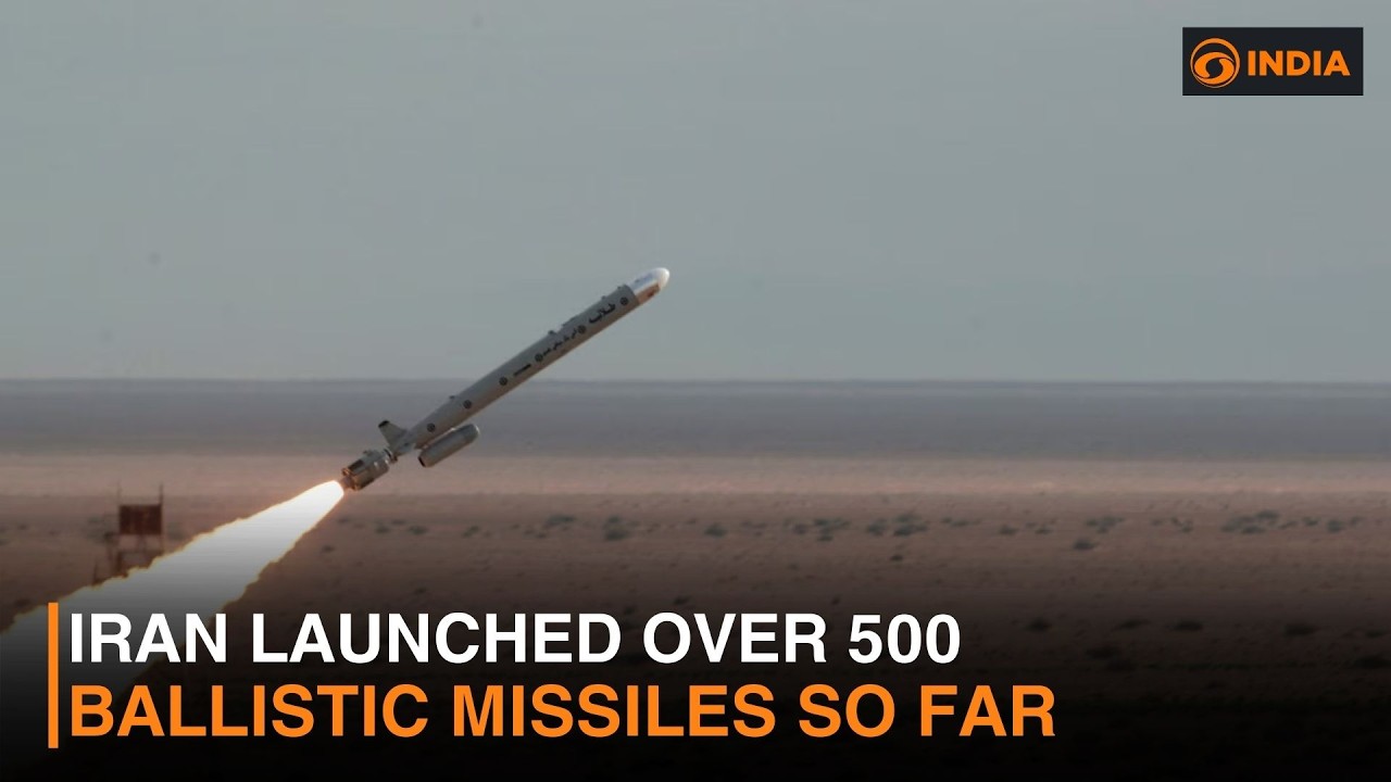 Iran launched over 500 ballistic missiles so far & more news | DD India live | 12 PM IST