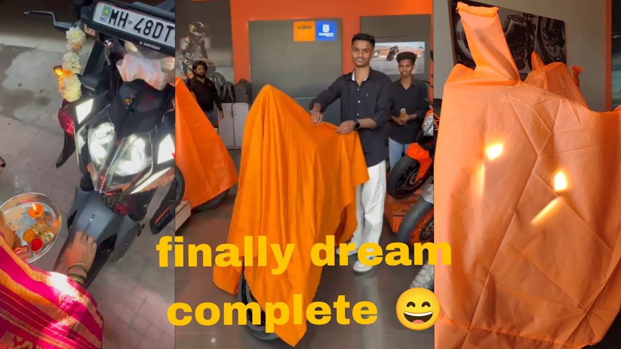Finally Bought My Dream Bike 🧡😭 From Dream To Reality 🥹 | My First Bike Duke 390 🏍️❤️‍🔥