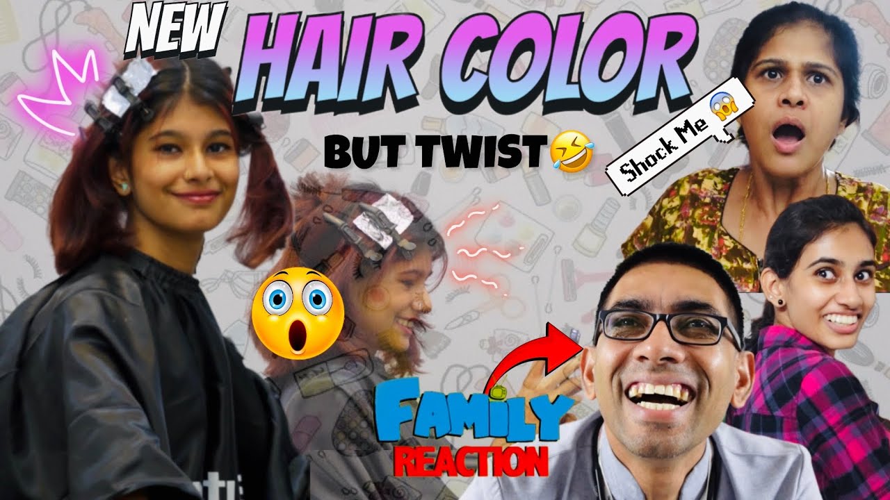NEW HAIR COLOR FLOP AAYI🤣 | Family Reaction😜 | thejathangu😉