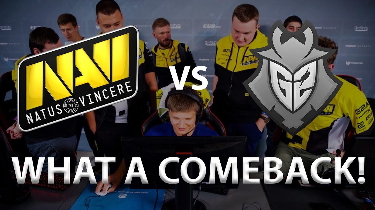 WHAT A COMEBACK!! Na'Vi vs G2 ESL One Cologne 2017 Highlights