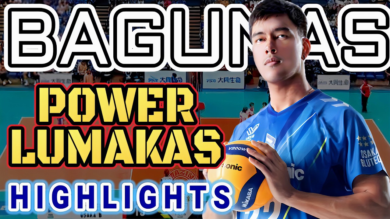 Bagunas' Powerful Attacks: Osaka Bluteon vs Toray Arrows | Japan V League Highlights