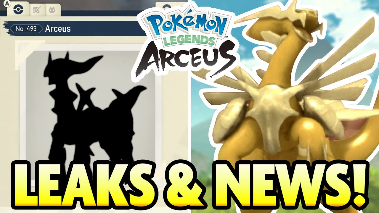 ARCEUS LEAKS, EXCLUSIVE MOVES and MORE! Pokemon Legends Arceus News and Info!