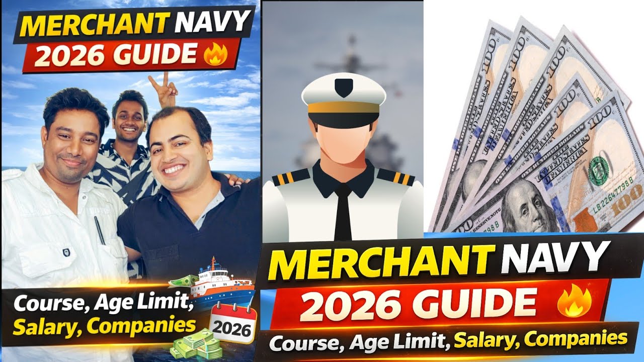 Merchant Navy 2026 Guide 🔥 | Course, Age Limit, Salary, Companies