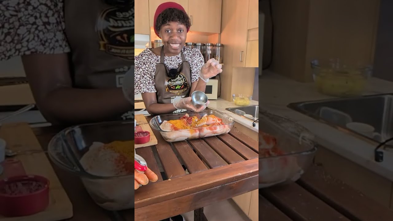today am showing man how to cook chicken at home