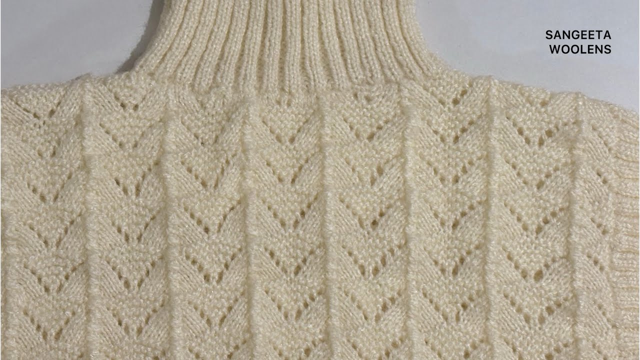 Half high neck sweater and design  tutorial.
