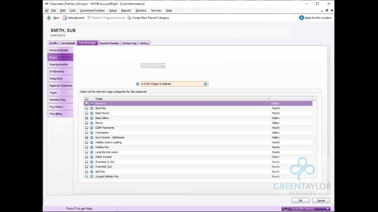 Настройка оплаты JobKeeper в MYOB AccountRight &mdash; ВАЖНО ПРОЧИТАЙТЕ ПРИМЕЧАНИЯ В ОПИСАНИИ