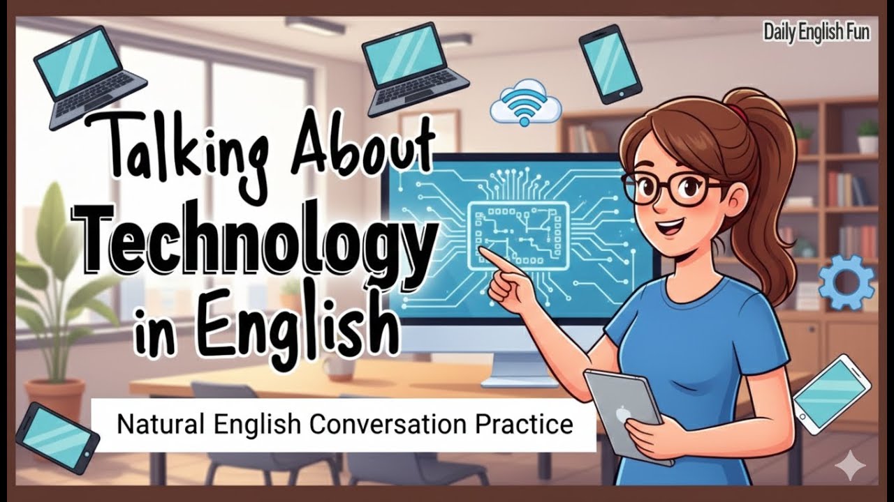 Talking About Technology in English 💻📱 | Natural English Conversation Practice