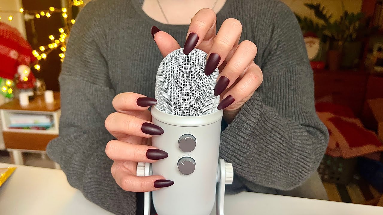 ASMR Bare Mic Scratching & Reverse Mic Scratching (No Talking)