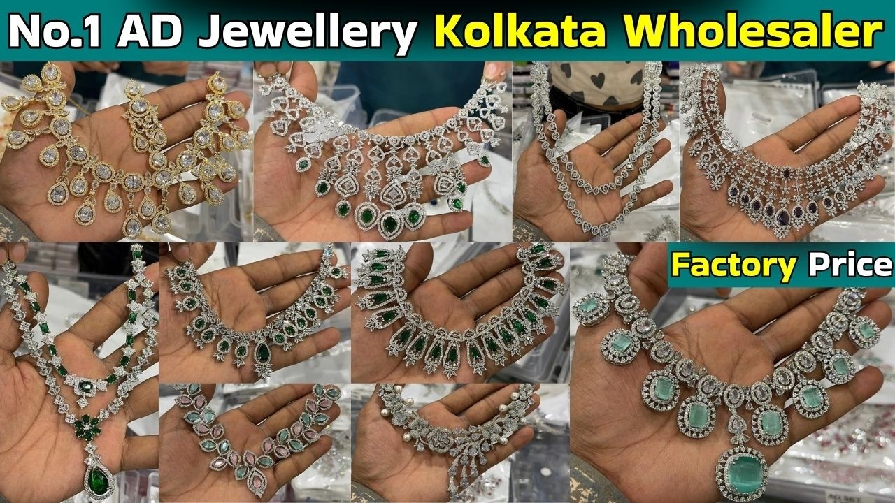 Direct Manufacturer Jewellery in Kolkata 💎 | AD Necklace, Bridal Sets & Chokers at Factory Price