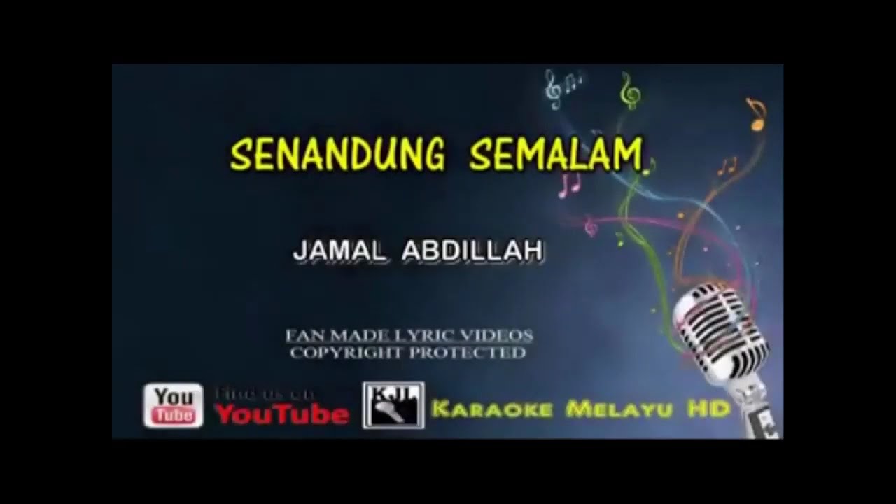 Senandung Semalam   Jamal Abdillah karaoke no vocal