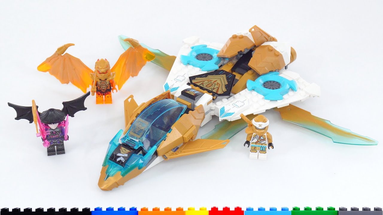 LEGO Ninjago Zane's Golden Dragon Jet #NotSponsored review! A rare good value + GREAT design combo