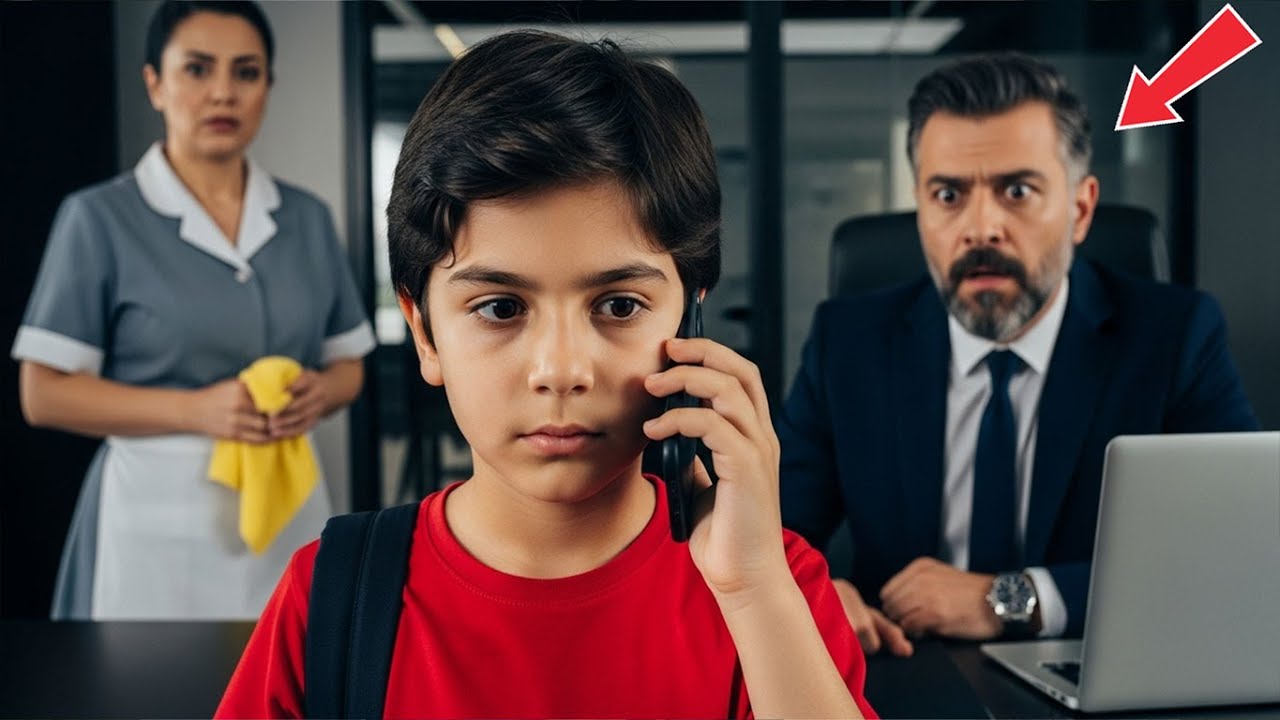 TEMİZLİKÇİ KADININ OĞLU TELEFONU AÇAR VE MİLYONER CEO’NUN EN BÜYÜK SÖZLEŞMESİNİ KURTARIR