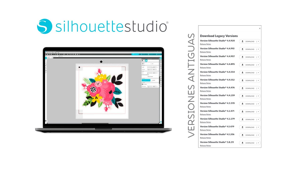 Cómo volver a una versión anterior de Silhouette Studio