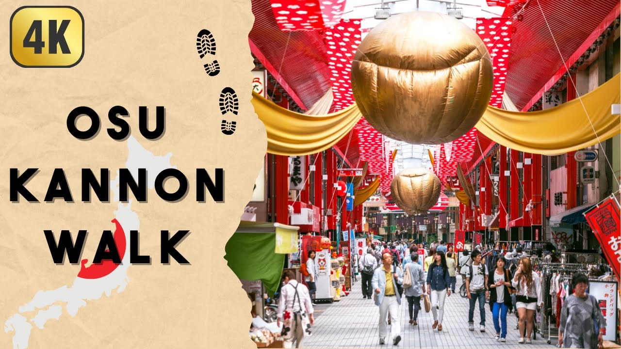 4K Osu Walk at Dusk - Japan Walking tour