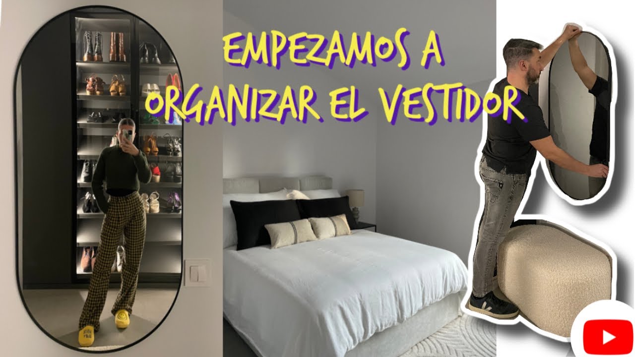 EMPEZAMOS A ORGANIZAR EL VESTIDOR Y COLOCAR DECORACIÓN💕🛋️👗