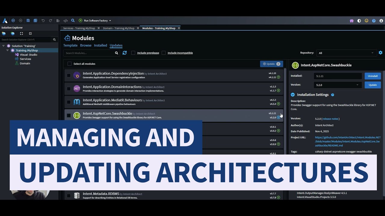 Fundamentals #9: Managing and Updating Architectures