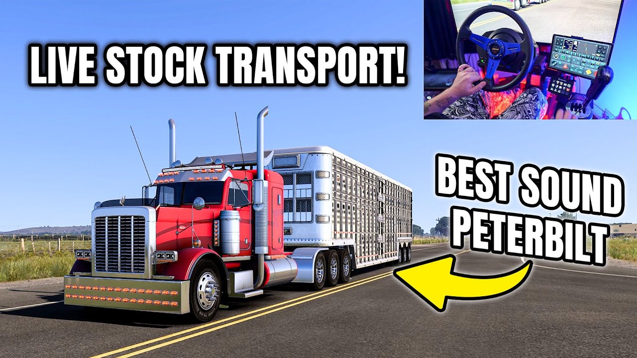 Wyoming Livestock Transport: 144 Miles of Realistic Trucking | ATS Gameplay