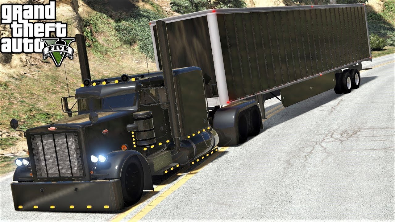 Custom Peterbilt 379 Semi Truck With Working Jake Brake in GTA 5