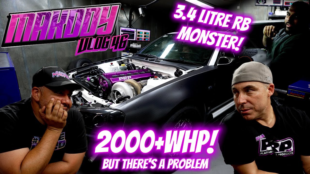 VLOG 46: R34 GT-R 3.4L RB Making Over 2000+WHP!