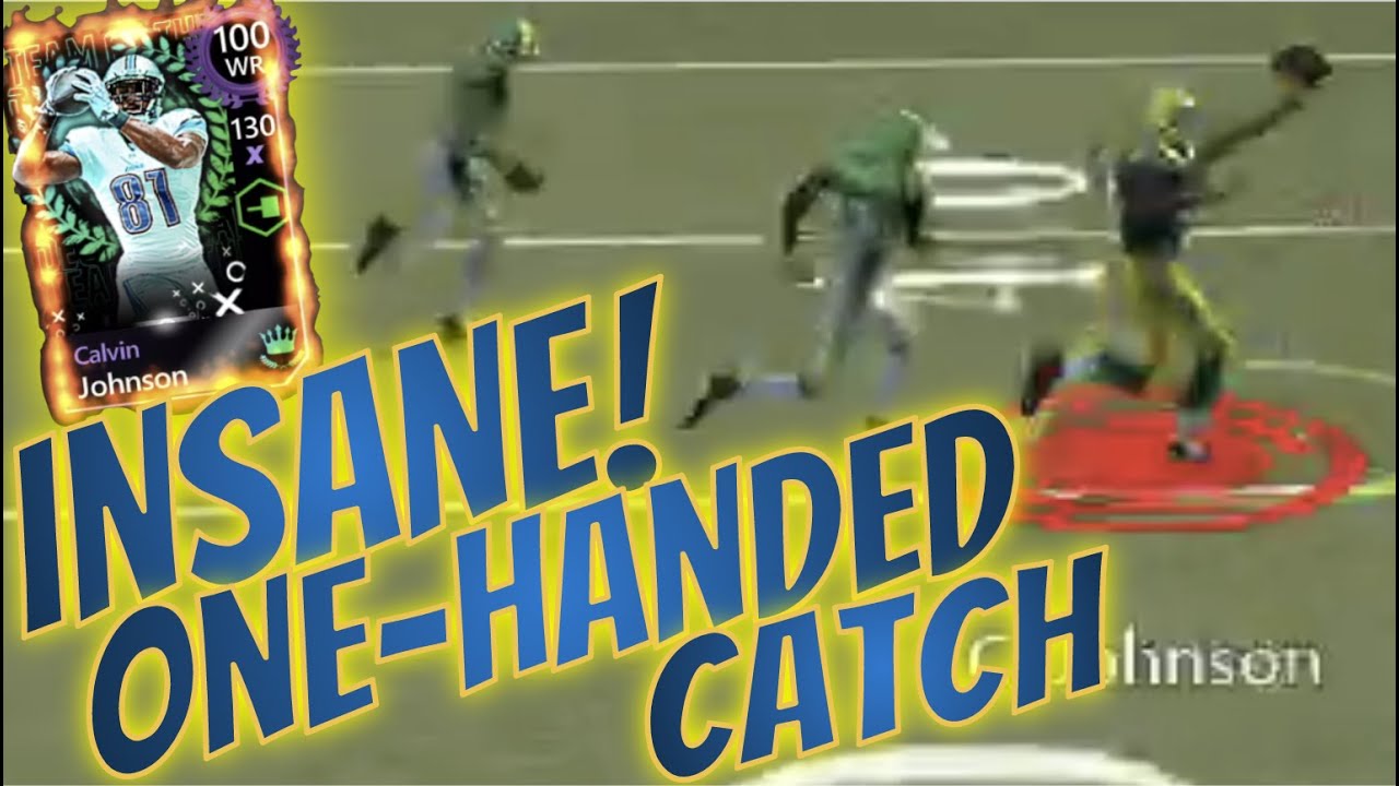 100 OVR CALVIN JOHNSON GAMEPLAY!!! (TOTD Grandmaster) - Madden Mobile 20