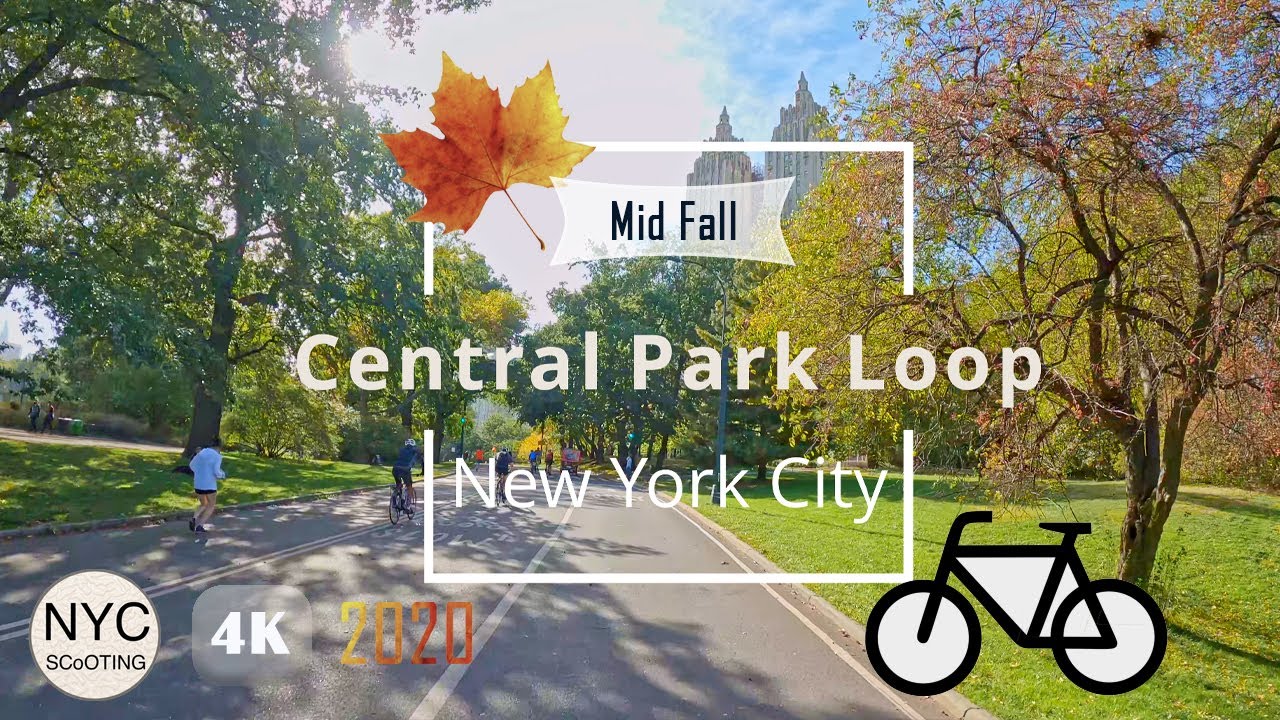 4k60 New York City: Central Park Full Loop Fall 2020 - Part 2