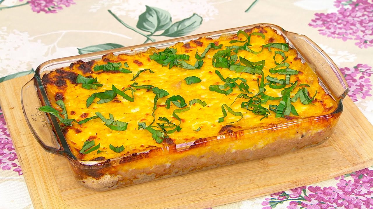 Pastel de carne, zapallo y choclo
