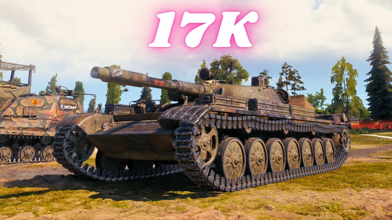 T-100 LT  17K Spot Damage & T-100 LT  16K Spot Damage World of Tanks Replays