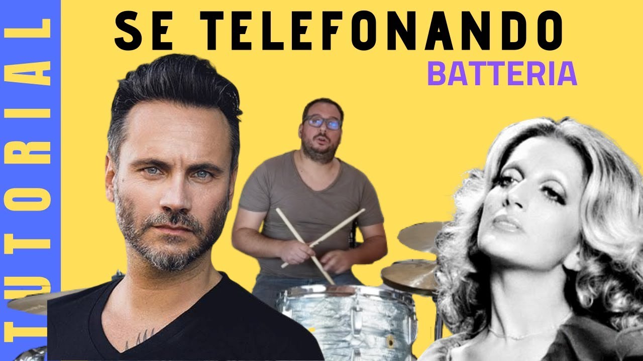 Se telefonando (Mina vers. Nek) BATTERIA TUTORIAL