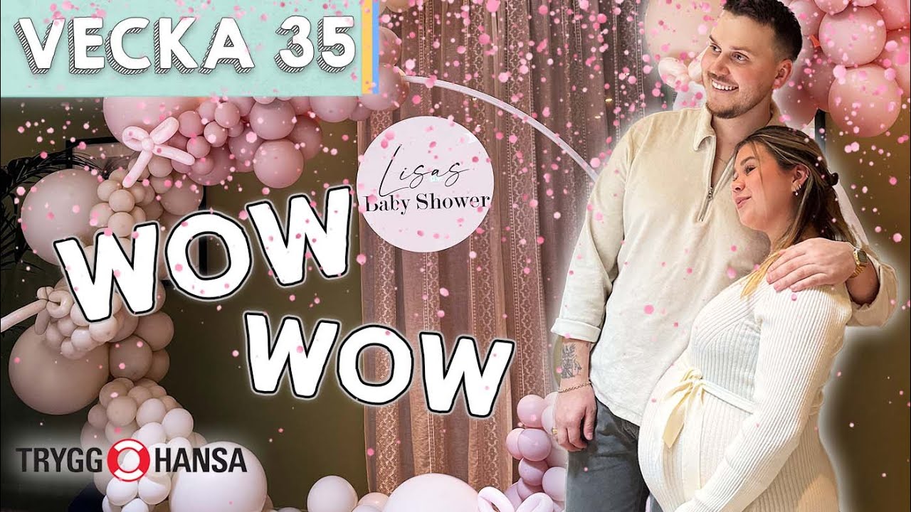 MYCKET HAR HÄNT! Ultraljud, babyshower och barnvagn!  - Lisa Ajax vecka 35