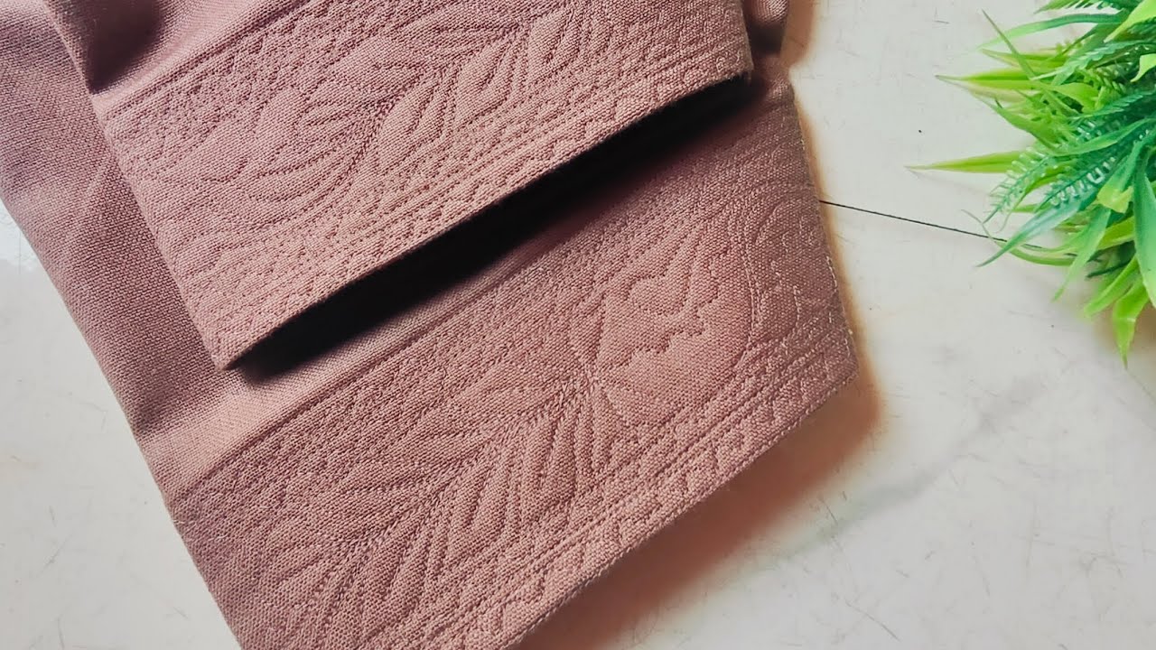 Salwar mohri (poncha) design cutting & stitching #youtubevideo #duafashion