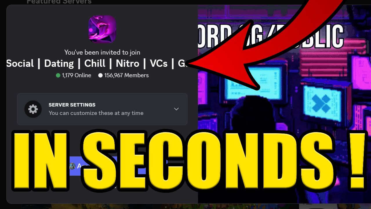 HOW to JOIN DATING DISCORD SERVER ✅PC & MOBILE✅