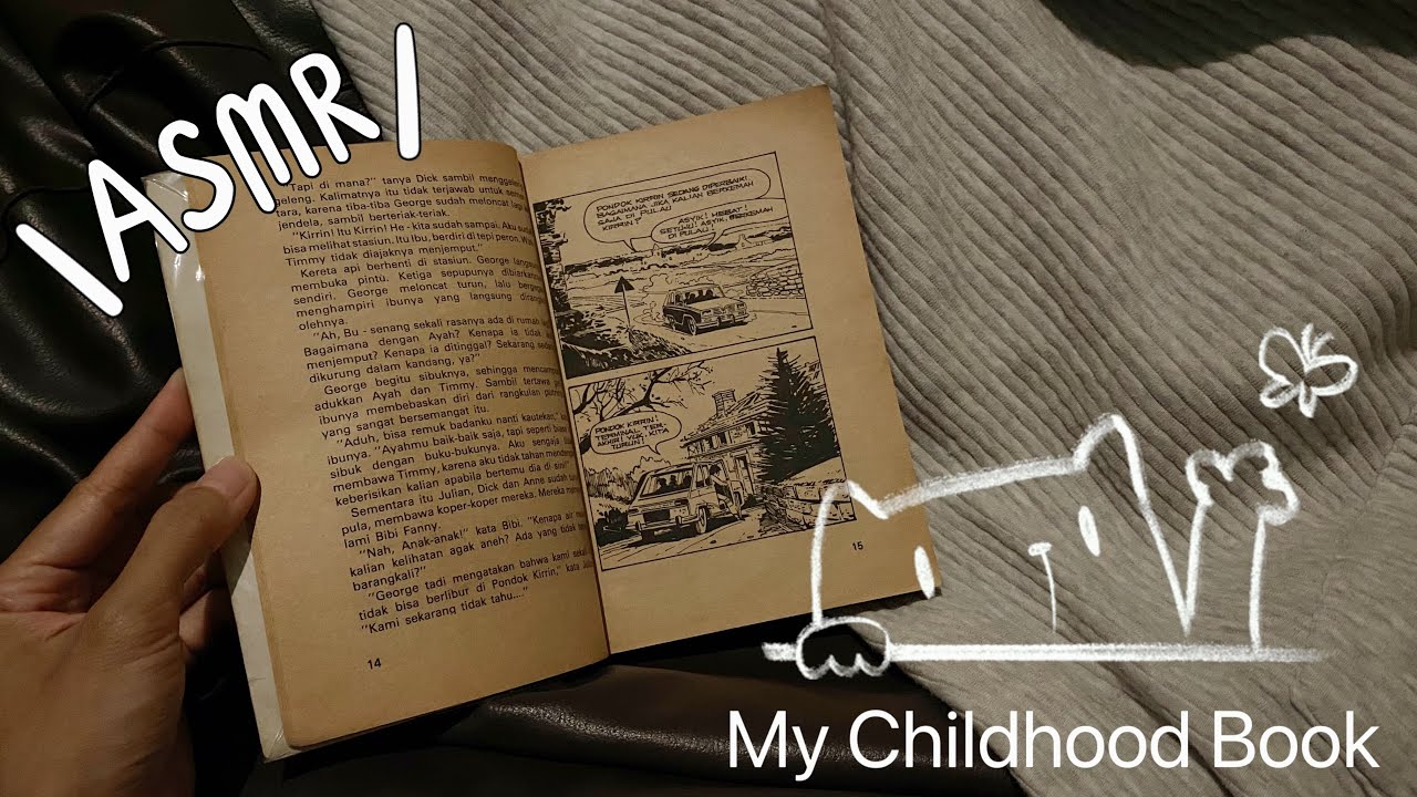 ASMR Indonesia: Baca Salah Satu Buku Masa Kecil Favoritku | Whispered Reading