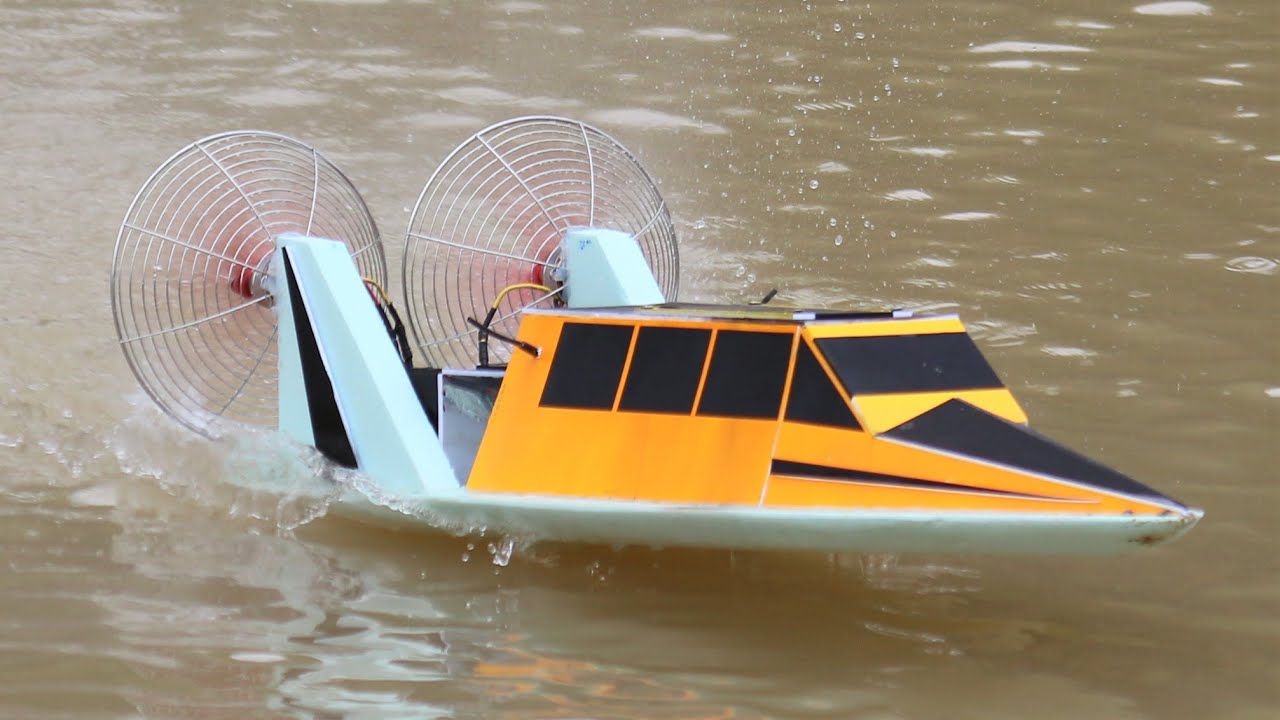 How To Make a Boat - Twin Motor Air Boat  - Simple Boat