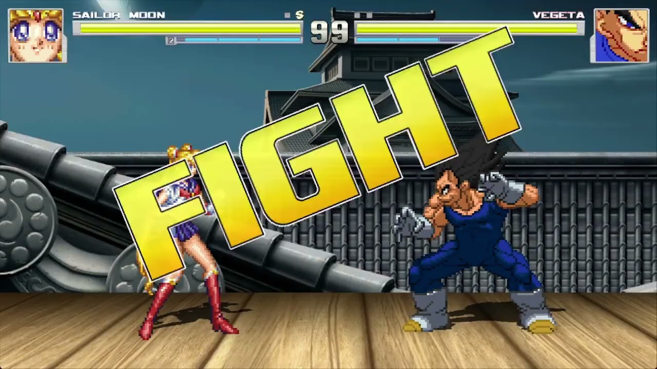 sailor moon VS vegeta