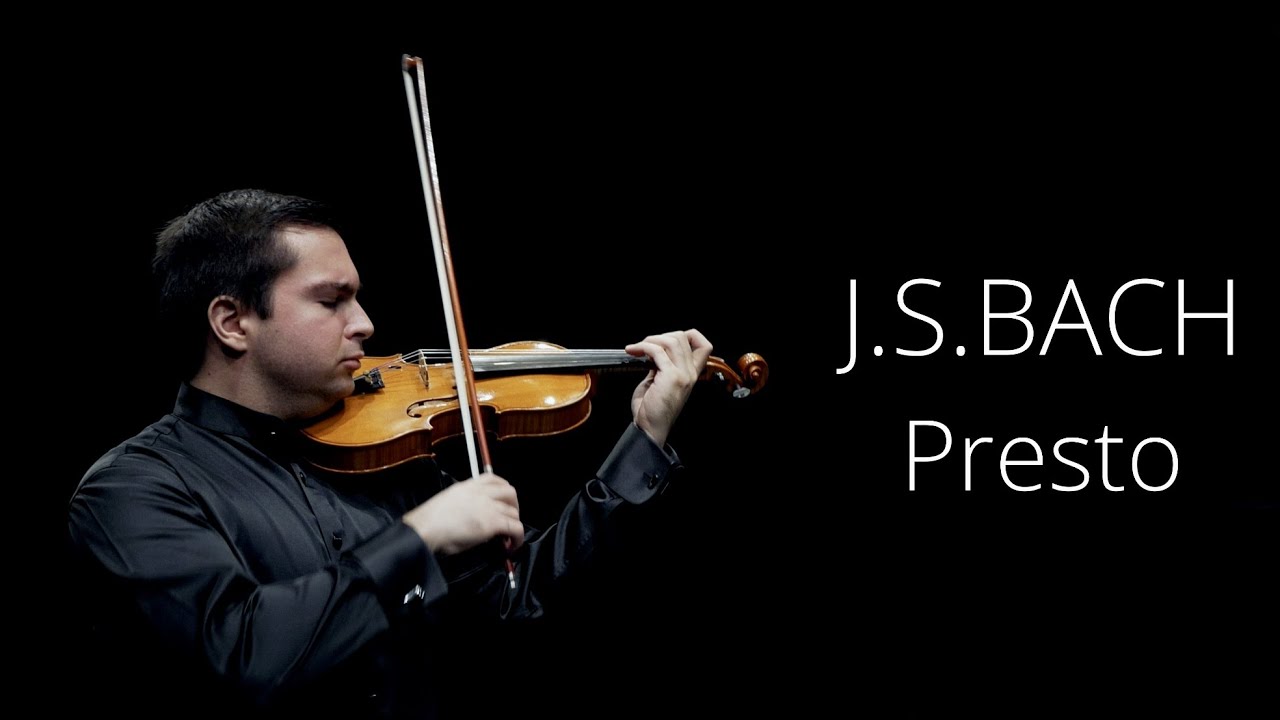 J.S. Bach: Sonata for Violin Solo No.1 in G Minor, BWV 1001 Presto / Demirhan Gökbudak