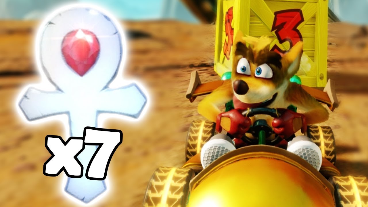 Crash Team Racing Nitro-Fueled - All Platinum Relics (Bonus Tracks) Hard