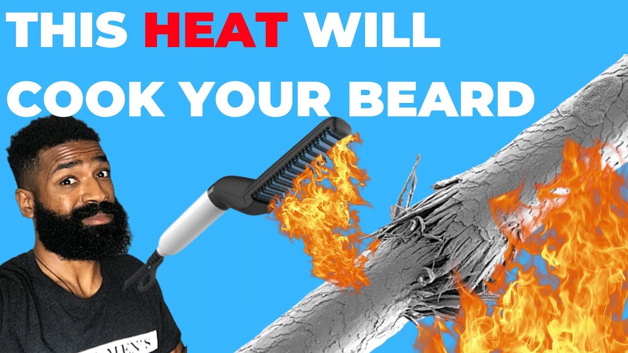 5 Ways To AVOID HEAT Damage Straightening Your Beard | Beard Science