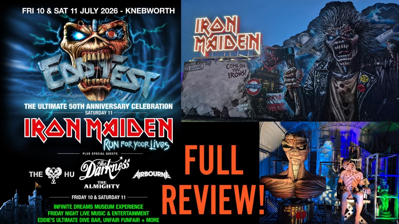 Eddfest & Iron Maiden full review! Infinite Dreams, Eddie's Dive Bar & merch! - Knebworth July 2026