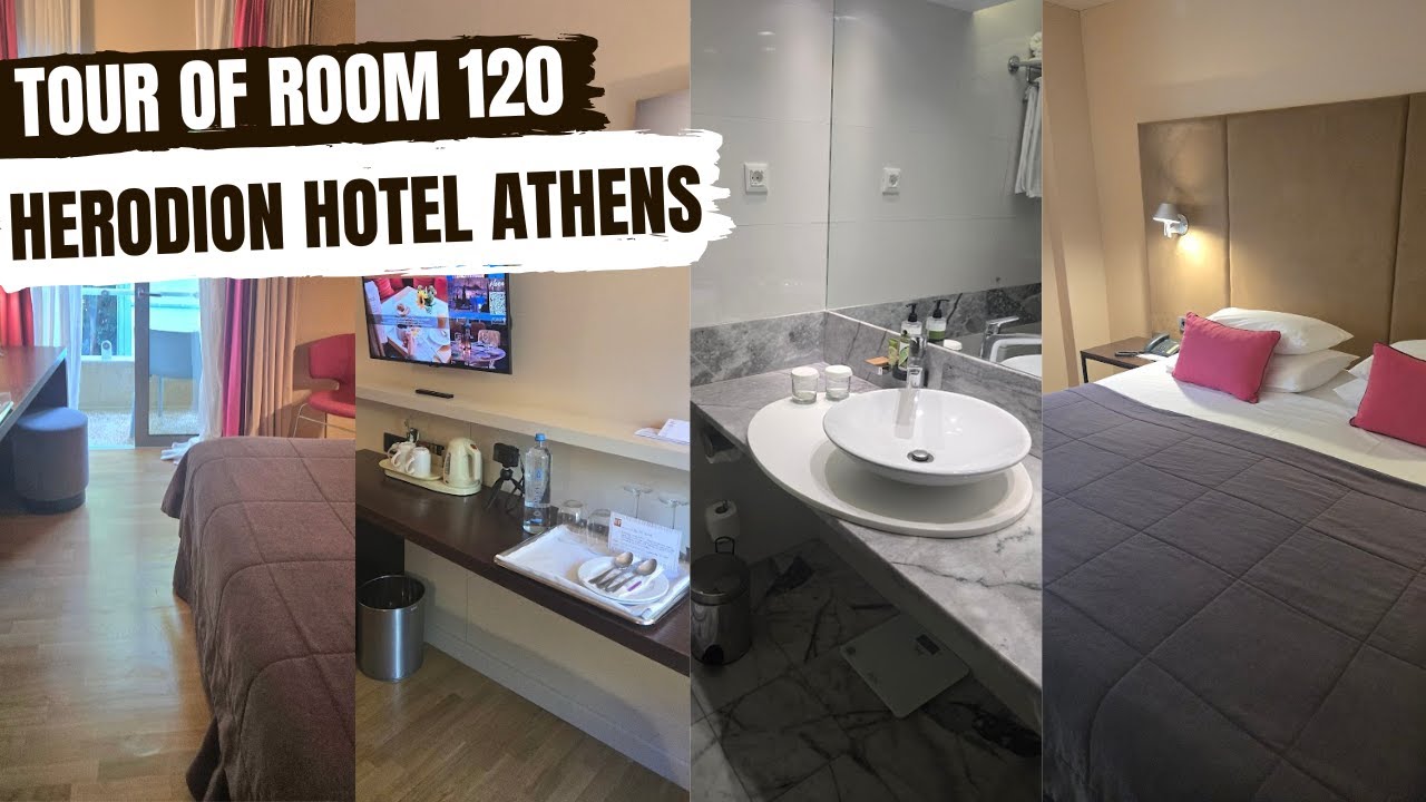 Tour of ROOM 120 at THE HERODION HOTEL in ATHENS, Greece - June 2025