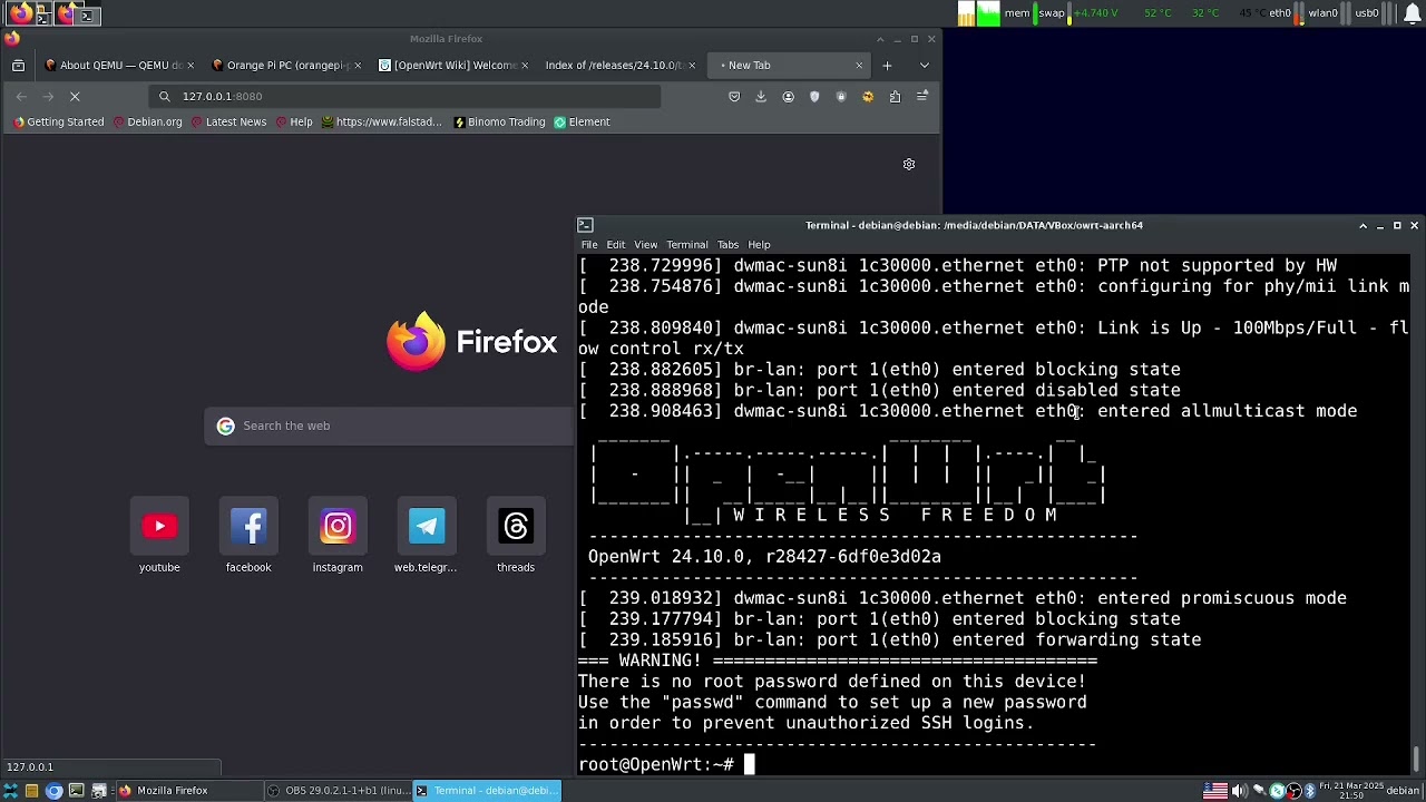 Встановлення OpenWrt в емуляторі Qemu-ARM