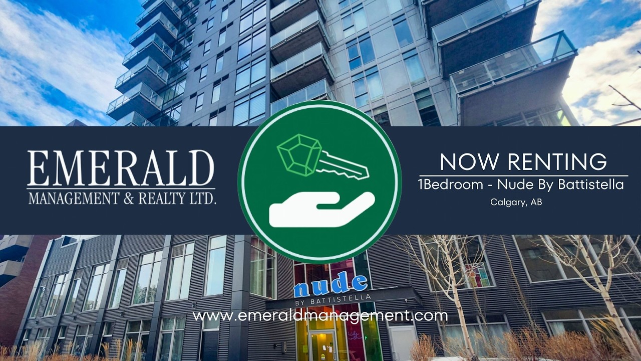 Modern 1 Bed Condo For Rent in Beltline Calgary SW | Nude by Battistella | Emerald Management Rental