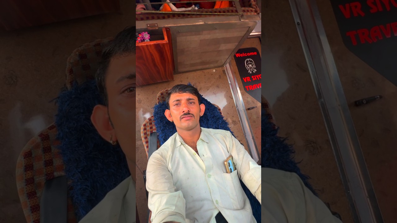 Brother VR Siyol Tata BS6 Bus Driving At Jaisalmer Highway #marwadi #bus