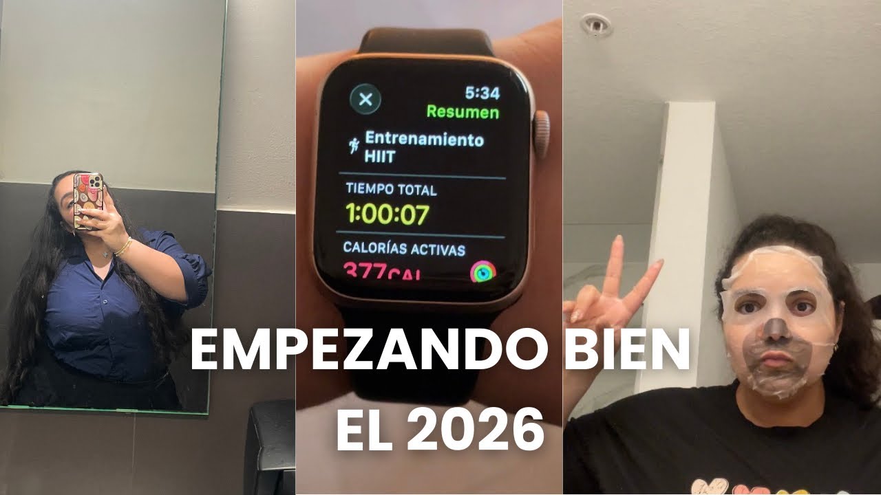 Mini reset para empezar el 2026 ✨ ejercicio, skincare y orden